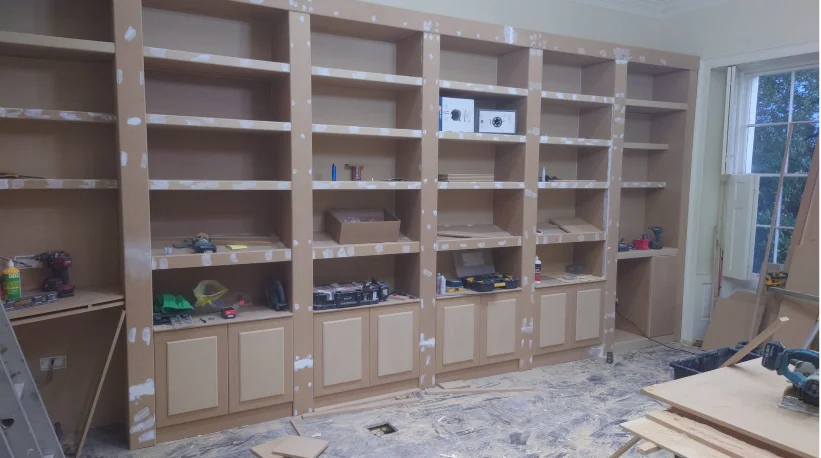 Bespoke Joinery & Interior Refurbishment in progress