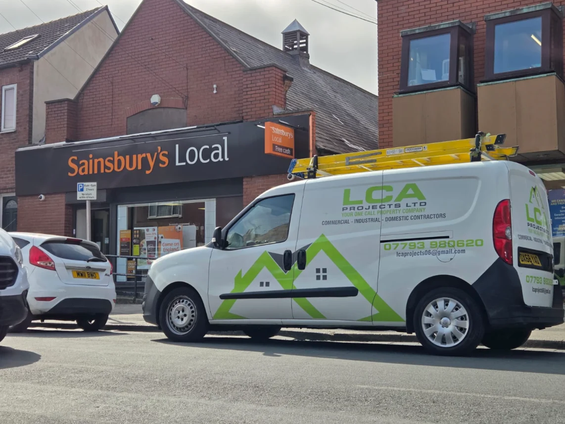 LCA Projects vehicle on a commercial site